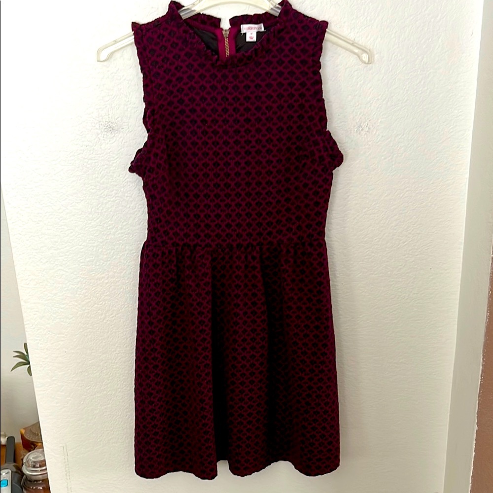 💗CUTE MINI DRESS ZIPPER BACK SZ M 29Wx31L from top NWOT EXCELLENT CONDITION